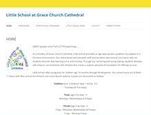 Tablet Screenshot of gracelittleschool.com